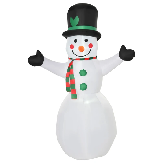 6.5ft Inflatable Snowman LED Christmas Xmas Air Blown Holiday Decoration Outdoor Garden Decor