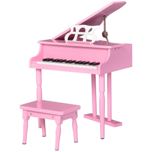 30 Keys Mini Kids Piano for Child with Music Stand and Bench Best Gifts Toy